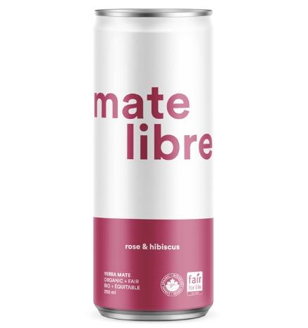 Mate Libre | Infusion pétillante yerba maté - Rose &amp; Hibiscus