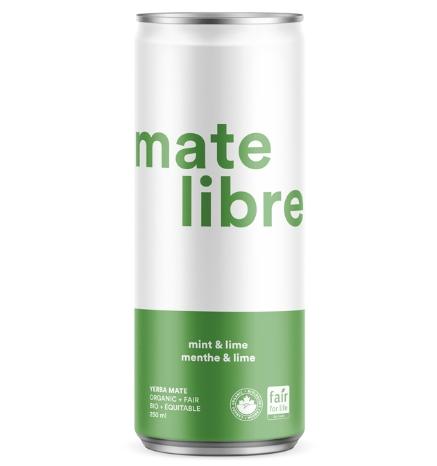 Mate Libre | Sparkling yerba maté infusion - Mint &amp; Lime