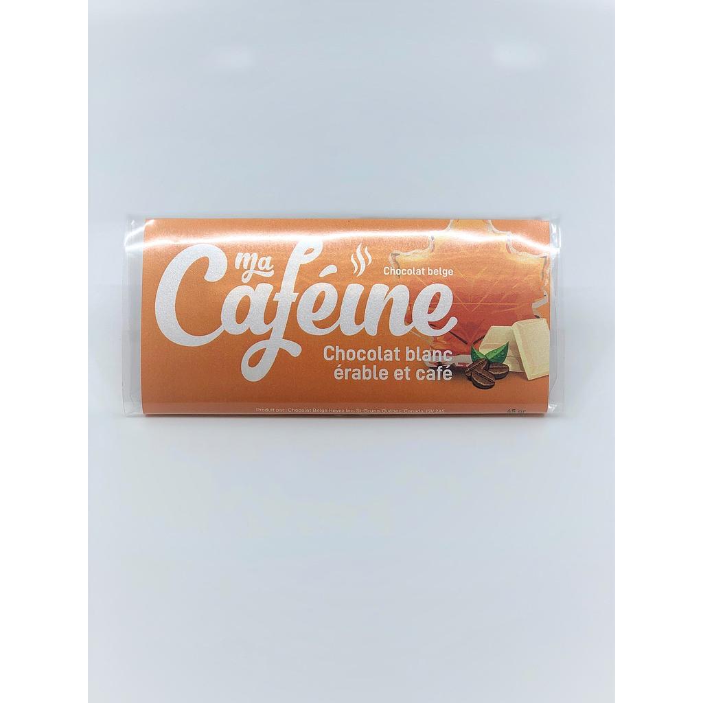 [TABLETTE-CHOCOLAT-BLANC-ERABLE-CAFE] Ma Caféine | Tablette de Chocolat Blanc Érable et Café