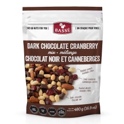 [BASSE-CHOC-CANBGE480] Basse | Dark chocolate and cranberry mix - 480 gr