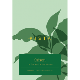 [PISTA-SAISON-1KG] Café Pista | Saison - Mélange à Espresso - 1 kg