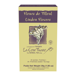 [20037] La Courtisane | Linden Flowers herbal tea box of 20 teabags