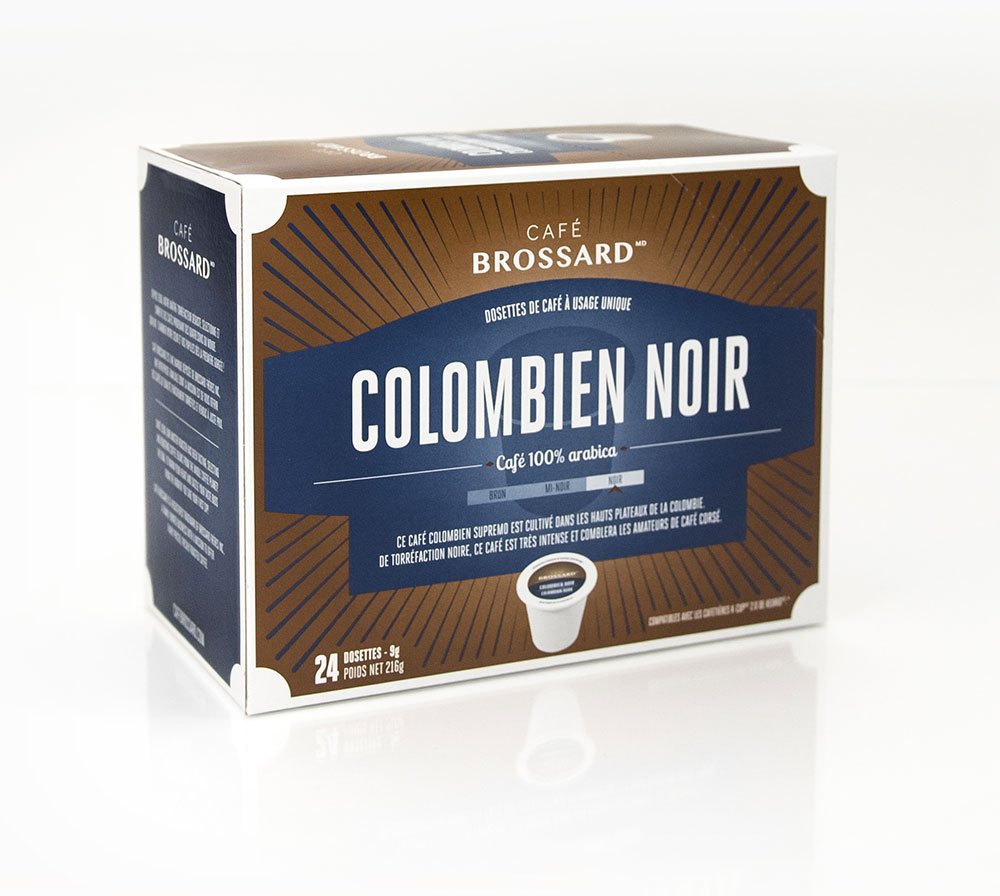 [BF0612] Café Brossard | Colombie Noir - boite de 24 kcup