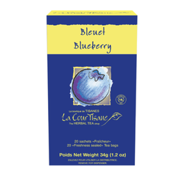 [20038] La Courtisane | Blueberry herbal tea, box of 20 teabags