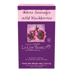 [20026] La Courtisane | Wild Blackberry Herbal Tea, box of 20 teabags