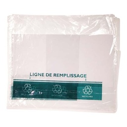 [3005690] Recycling bag with filling line - 34x52 1.2mm - box of 200