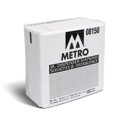 [7514203] Metro® Junior Napkin &quot;08150&quot; 1 ply 6 &quot;x13.2&quot; - pack of 500
