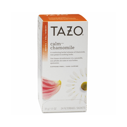 [15LI137-CALM24'S] Tazo | Calm Chamomile Herbal Tea - box of 24 teabags