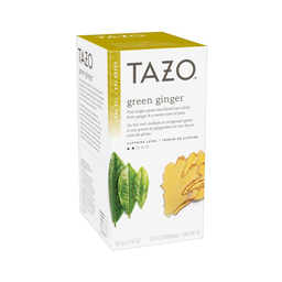 [15LI137-GRGINGER24'S] Tazo | Thé vert Green Ginger - boite de 24 sachets