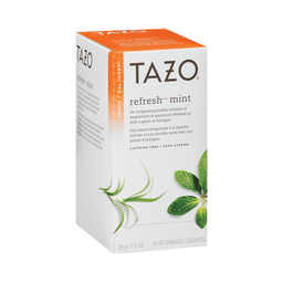 [15LI137-REFRESH24'S] Tazo | Tisane Refresh Mint - boite de 24 sachets
