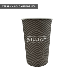 [HD425] William | Verre Carton Genpak 16oz (1000)