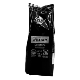 [W01251-EACH] William | Décaféiné à l'eau mi-noir Équitable HEC sac 225gr