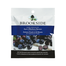 [03HE193] Brookside | Acai and Cornflower dark chocolate 10 sachets x 90g