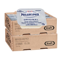 [1058551] Philadelphia | Fromage à la crème paquet individuel 18gr - boîte de 200