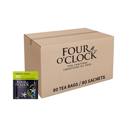Four O'Clock | Thé Vert Jasmin boite de 80 sachets