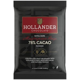 Hollander | Chocolat cacao en poudre 78% Extra noir 680gr