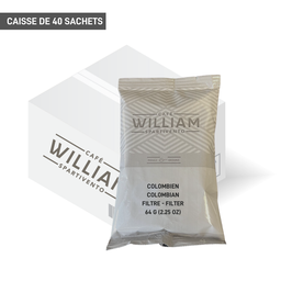 [W00380] William | Colombien 40 sachets x 2.25 oz