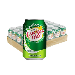 [113664] Canada Dry | Ginger Ale 355ml x 24 canettes