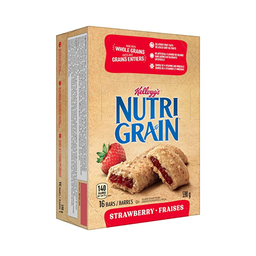 [04KE100-STRAW16X37] Nutri Grain | Barre tendre aux fraises 16x37gr