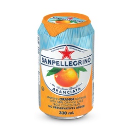 [570455] San Pellegrino | Orange Aranciata 330ml x 24 cans
