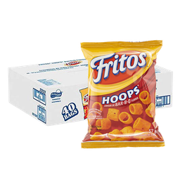 [02HO124] Fritos | BBQ Hoops 40 x 57g