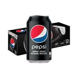 [PEPSIZERO12X355ML] Pepsi | Zéro sucre 355ml x 12 canettes