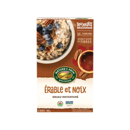 [NATPATHBIO-ERABLENOIX8X50G] Nature's Path Organic | Instant oatmeal - Maple and Nuts (8 x 50gr)