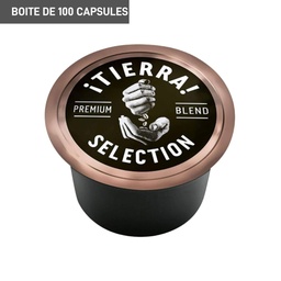[11LV115-TIERRACO100CT] Lavazza | Blue Tierra Café Colombien boite de 100 capsules